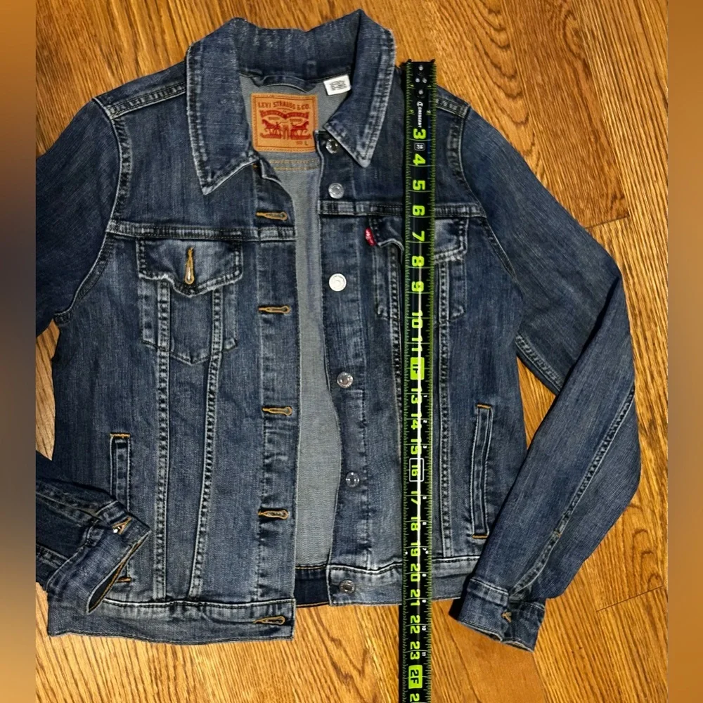 Levi's Dark Blue Denim Jacket - Picture 5 of 12